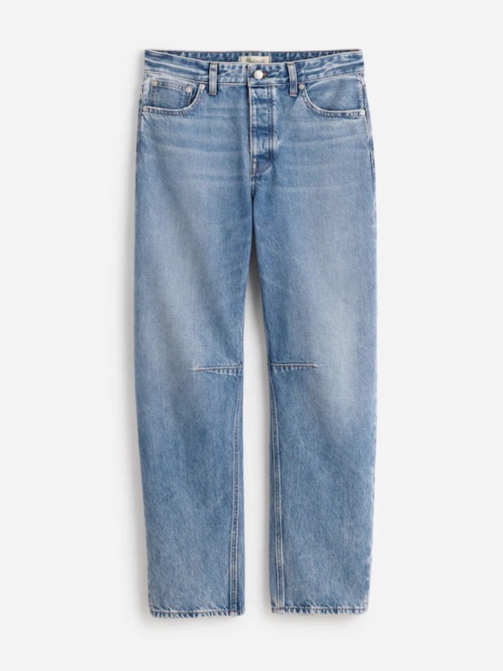 Madewell Darted Barrel Leg Jeans - Medium Light Wash - Size 26